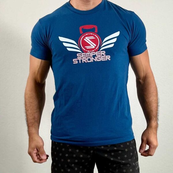 Men's Crew Top (Cool Blue)