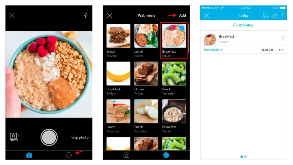 Meal Tracking 8 adding a meal semper stonger